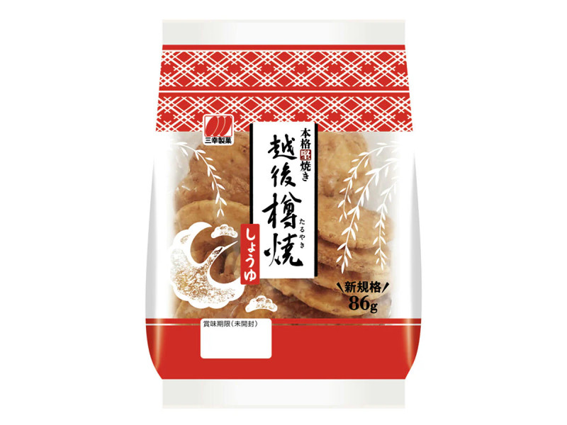 三幸製菓　越後樽焼しょうゆ　８６ｇ